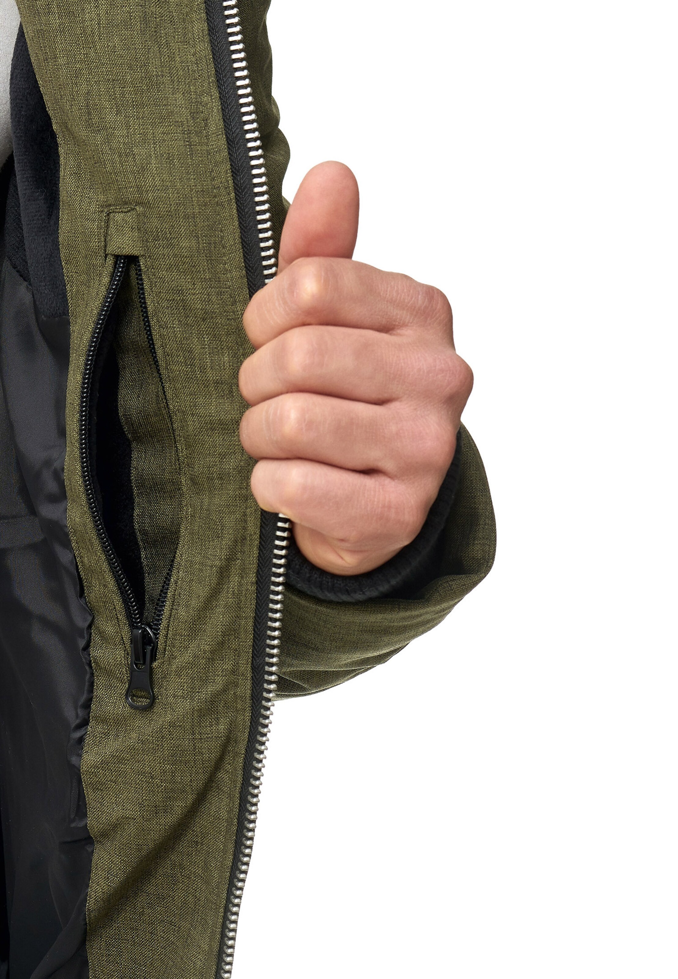 INDICODE JEANS Winterjacke 'Circus' in Grün