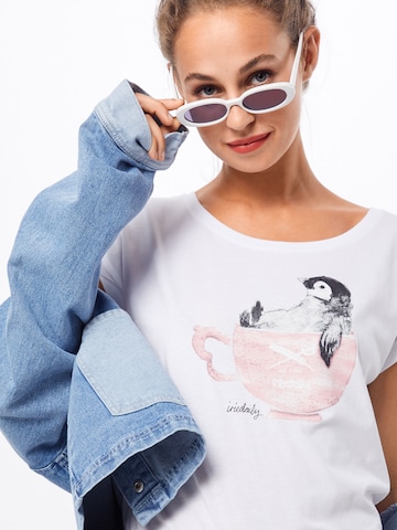 Iriedaily T-shirt 'Pingulax' i vit