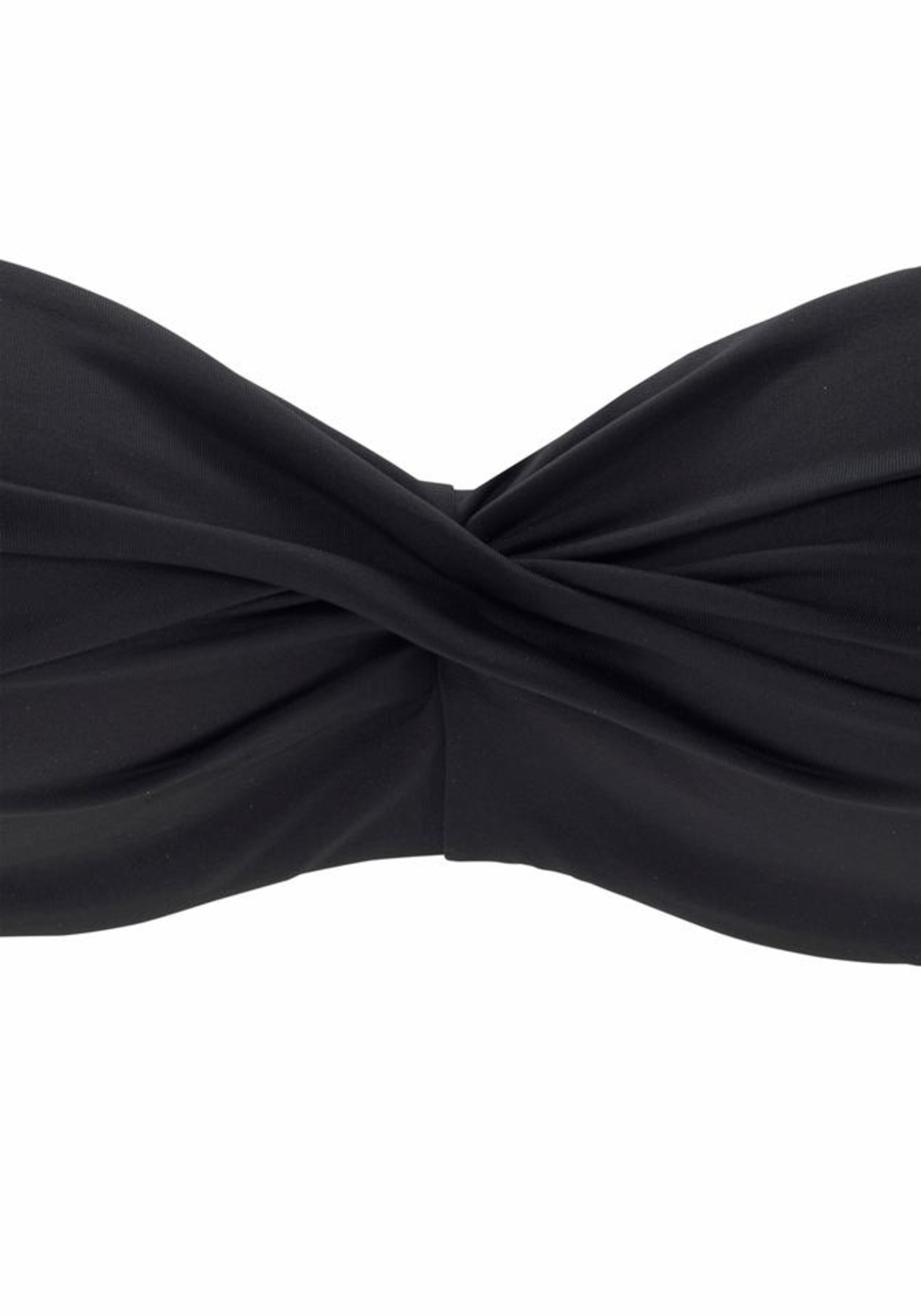 melns s.Oliver Bandeau Bikini augšdaļa 'Spain'