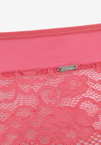 s.Oliver regular Panty i pink