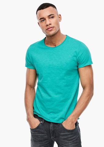 QS Shirt in Groen: voorkant