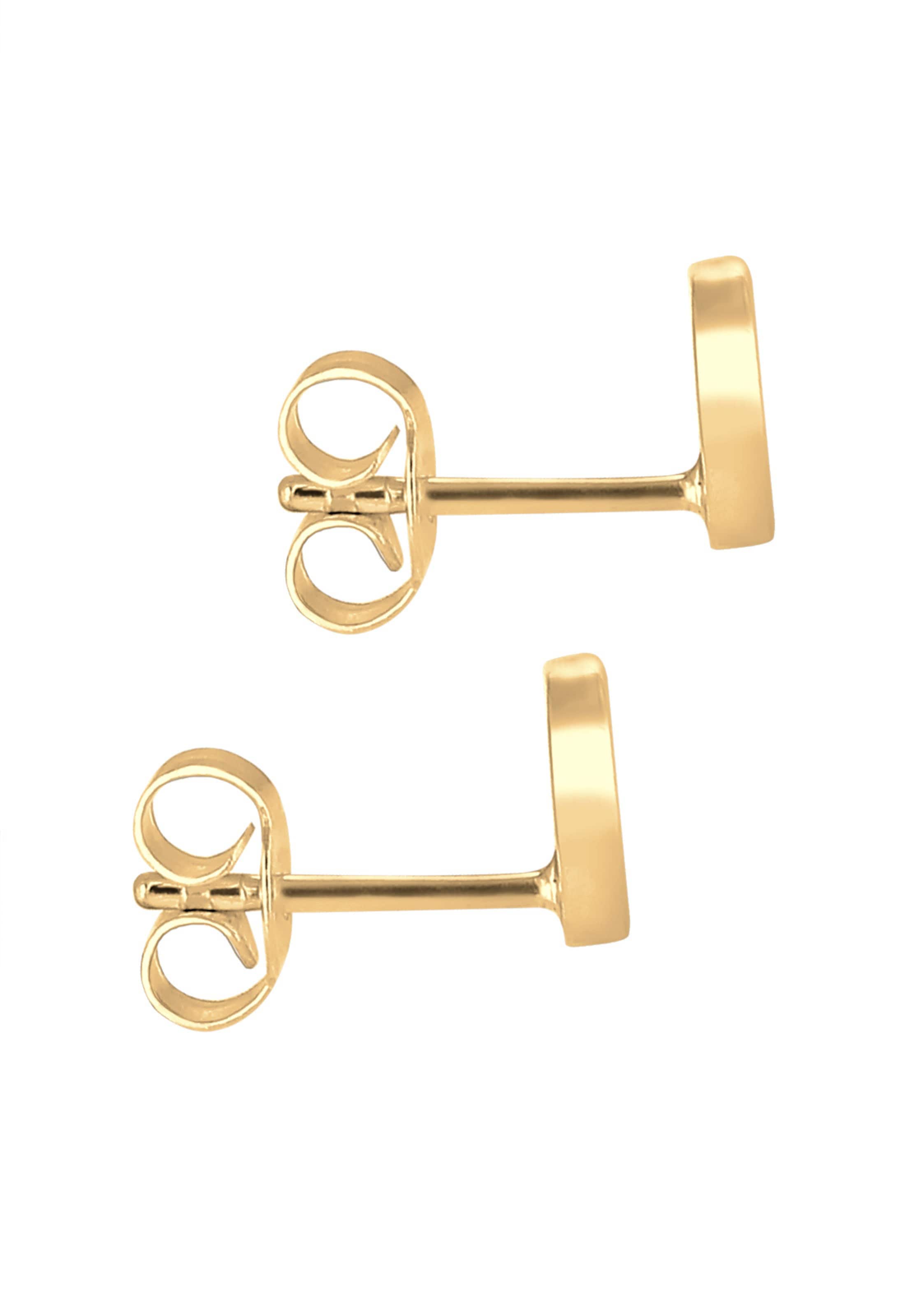 ELLI Náušnice 'Halbmond' – zlatá