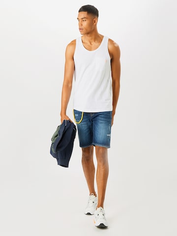 Coupe regular T-Shirt TOM TAILOR DENIM en blanc