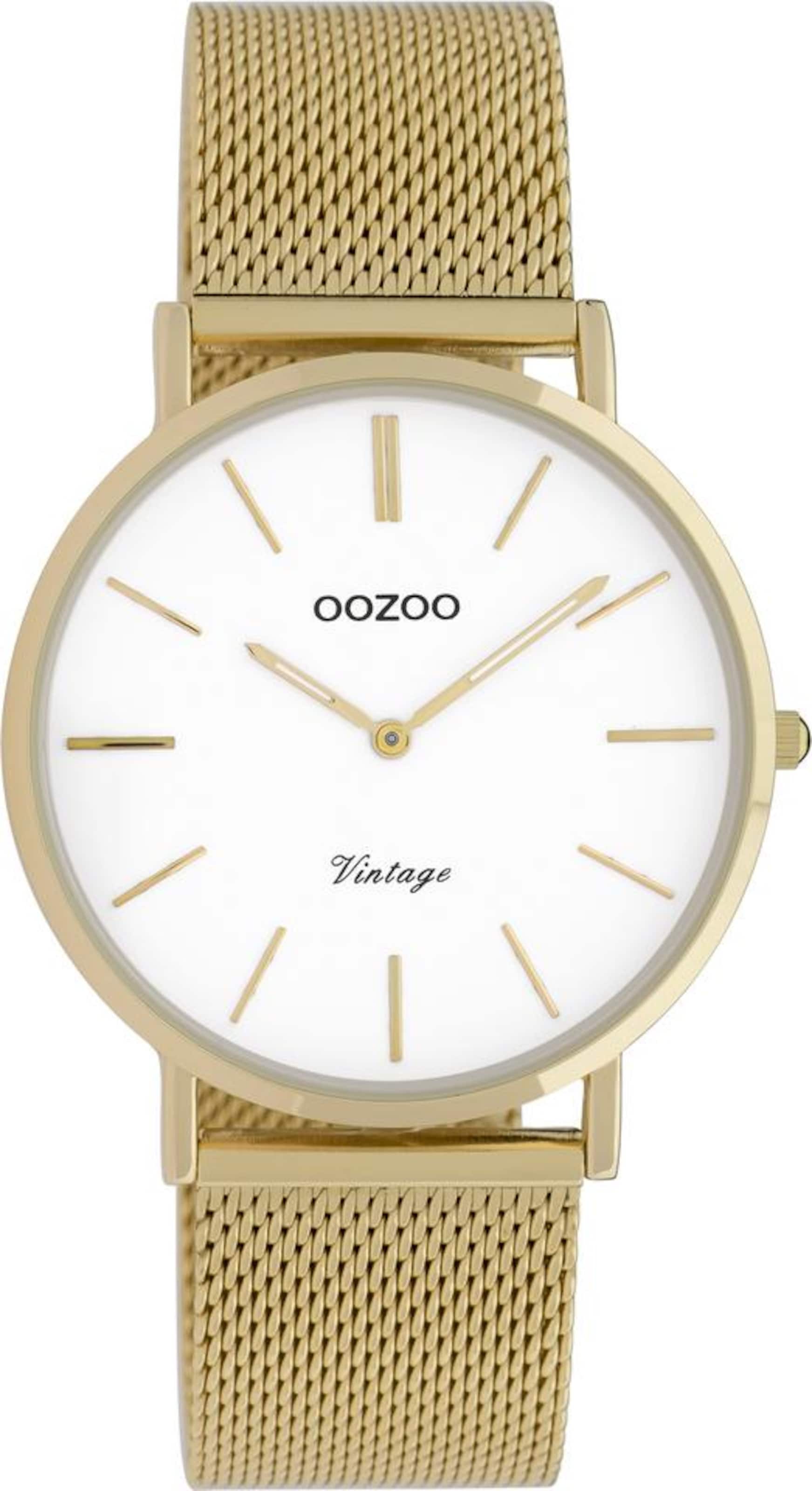 OOZOO Uhr 'C9910' in Gold: Vorderseite