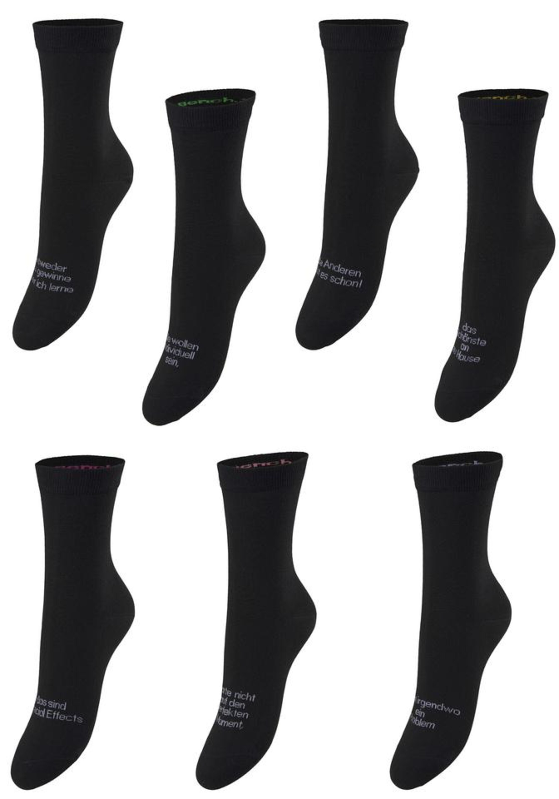 BENCH Socken in Schwarz: Vorderseite
