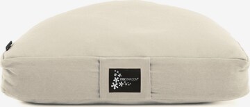 YOGISTAR.COM Pillow in White: front