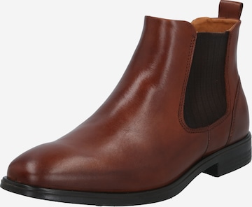 ECCO Chelsea Boots 'Melbourne' in Brown: front
