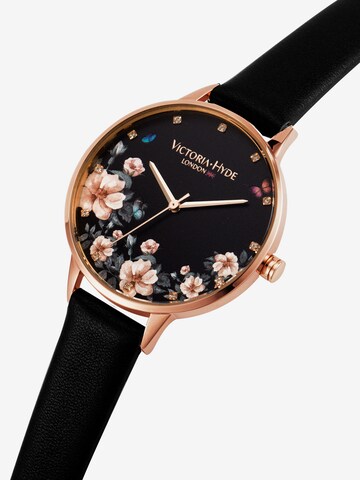 Victoria Hyde Analoog horloge 'Green Park' in Zwart