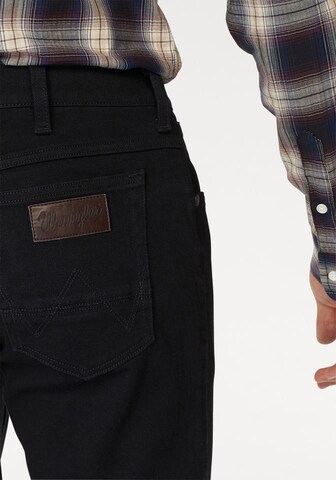 WRANGLER Bootcut Bootcut-Jeans 'Jacksville' in Schwarz