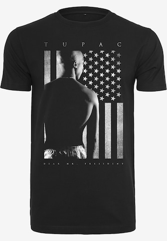 Mister Tee T-shirt 'President' i svart: framsida