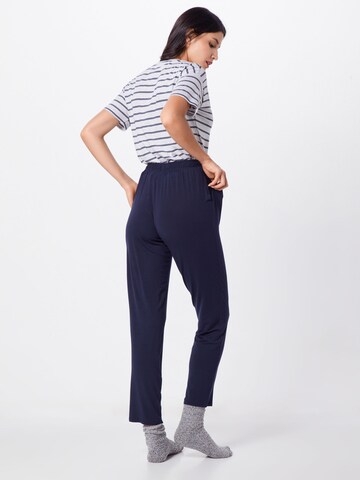 Pantalon de pyjama SCHIESSER en bleu : derrière