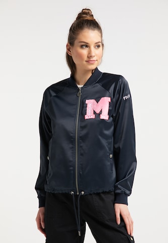 MYMO Between-season jacket in Blue: front