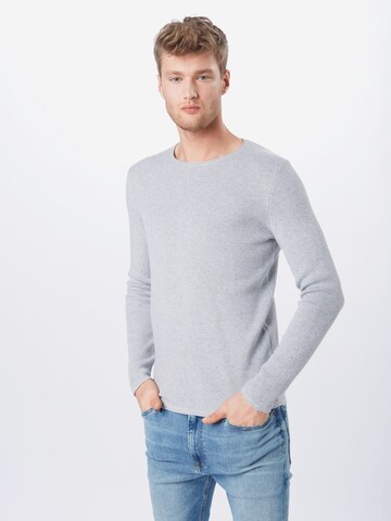 Pull-over TOM TAILOR DENIM en gris : devant