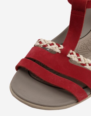 CLARKS Sandale 'Tealite Grace' in Rot