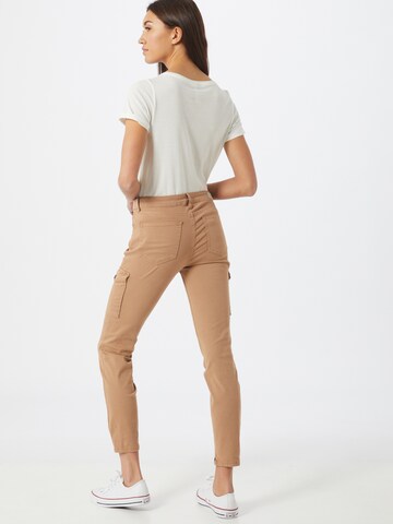 TOM TAILOR DENIM Skinny Cargo farmer 'Nela' - bézs