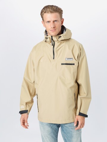 Regular fit Giacca sportiva di Lacoste Sport in beige: frontale