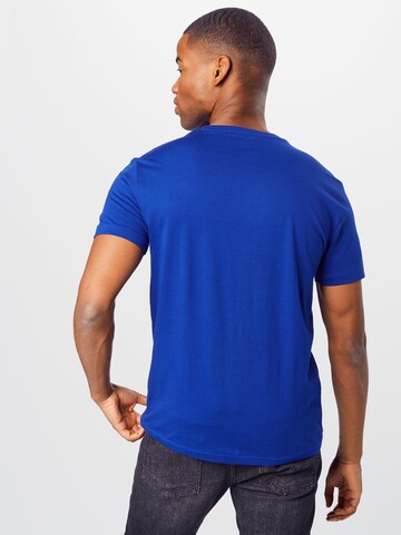 Polo Ralph Lauren Majica 'SSCNCMSLM2' | modra barva: zadnja stran