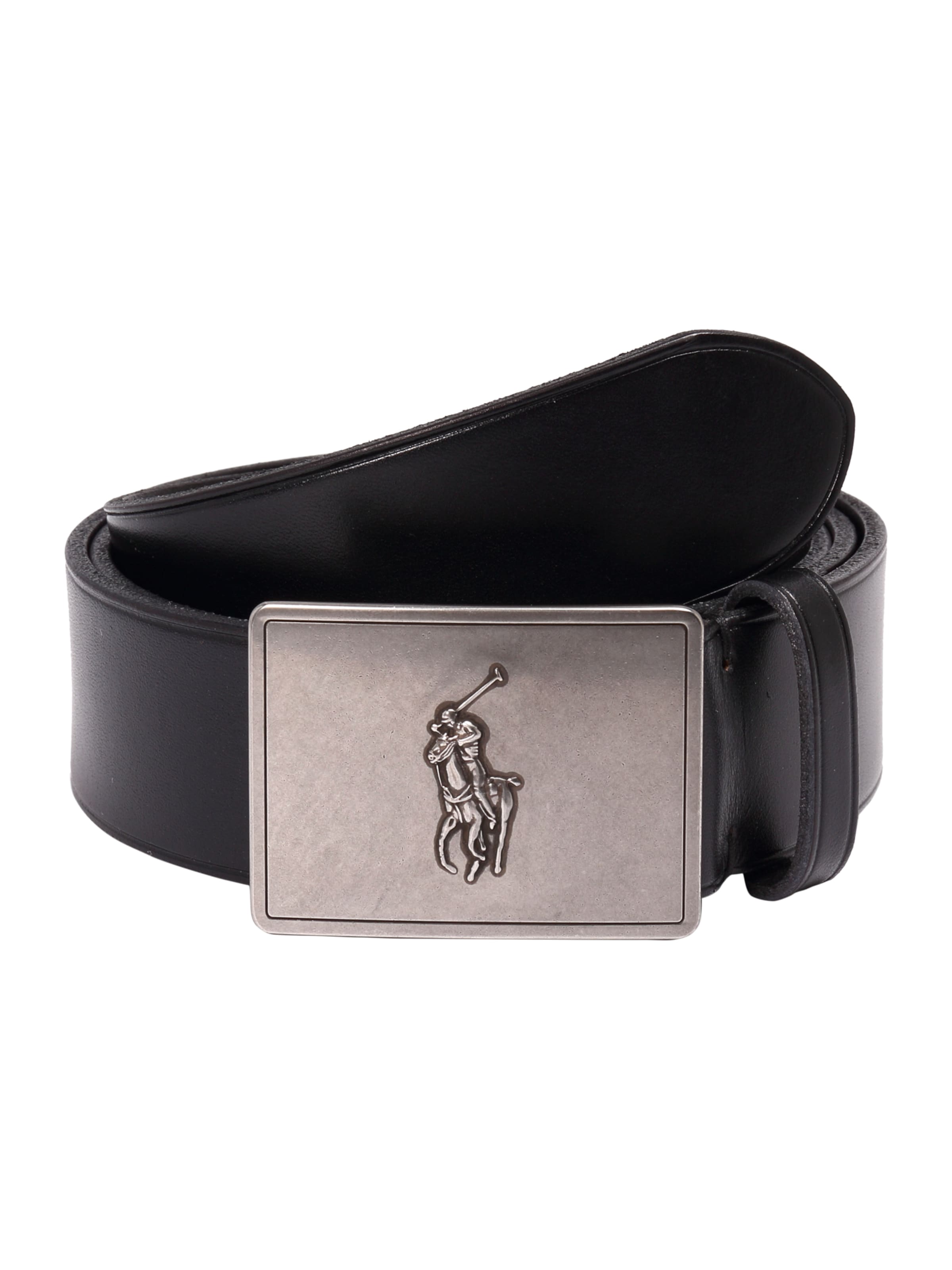 Cintura di Polo Ralph Lauren in nero: frontale