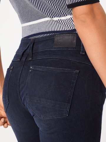 G-Star RAW - Skinny Calças de ganga 'Lynn' em azul