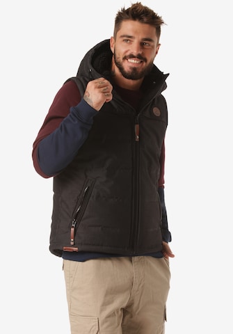 Gilet de sport 'Tugela' Lakeville Mountain en noir : devant