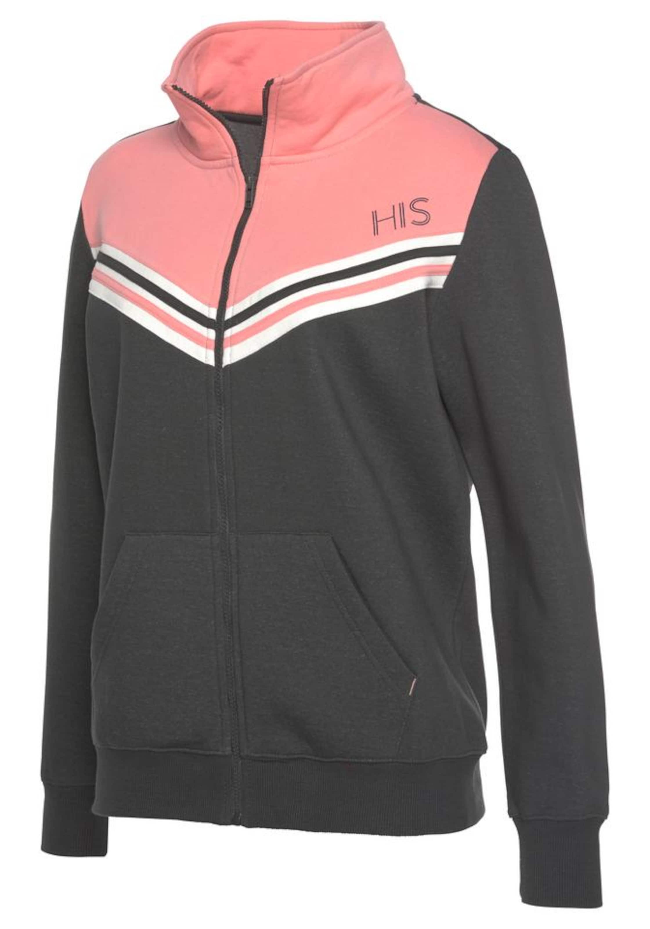 H.I.S Sweatvest in Grijs