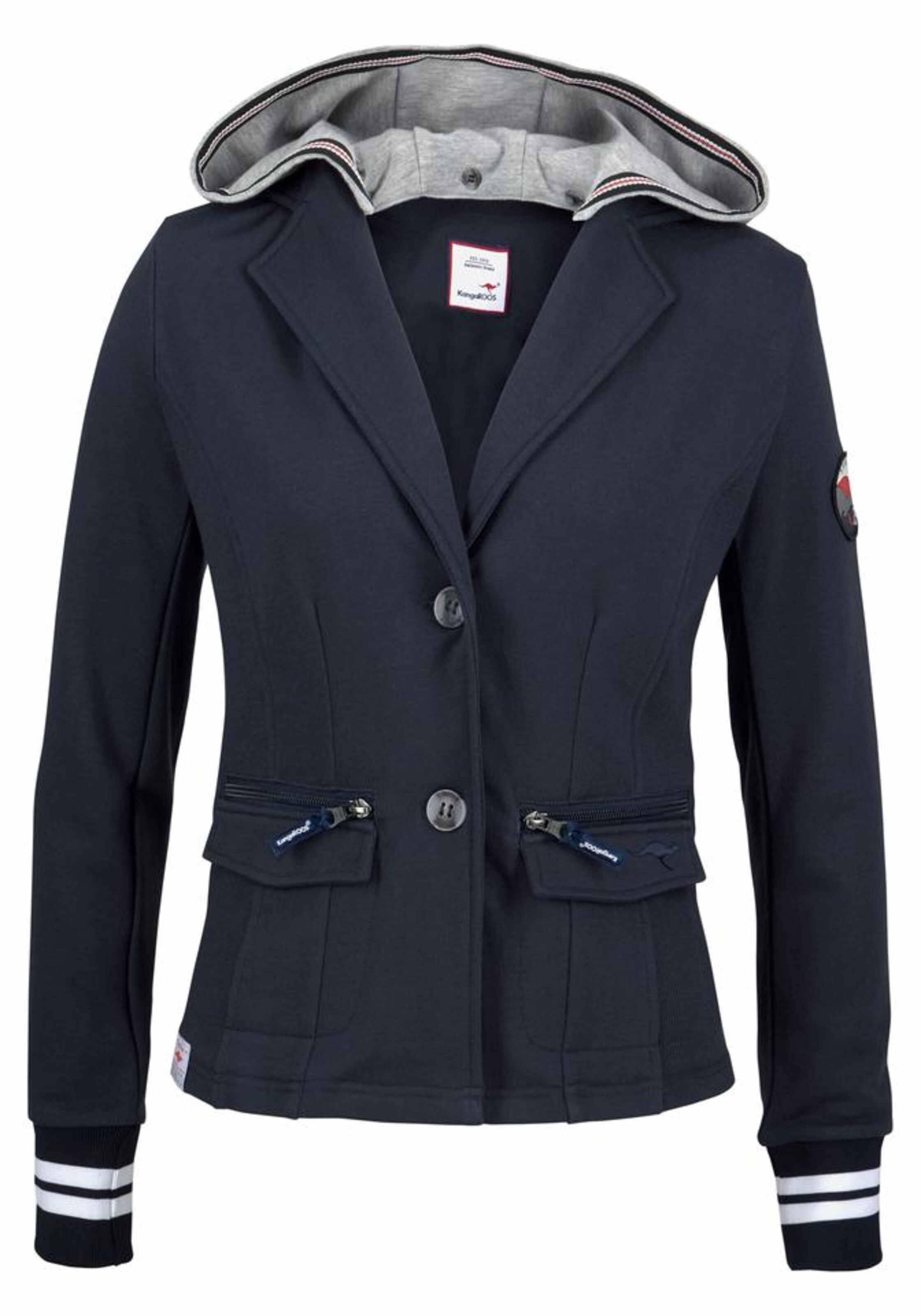 KangaROOS Sweatblazer in Blau: Vorderseite