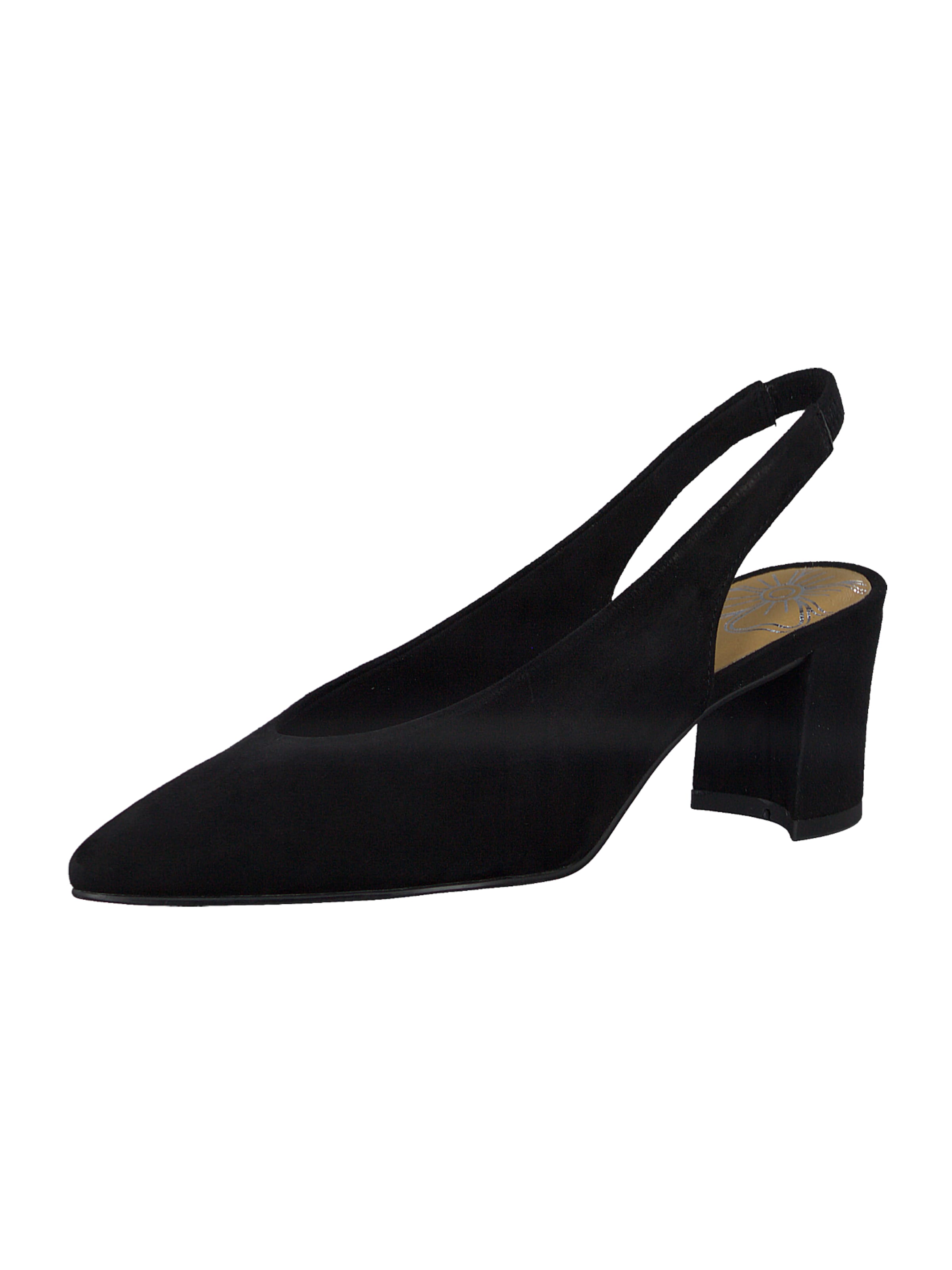 MARCO TOZZI Slingpumps in Zwart: voorkant