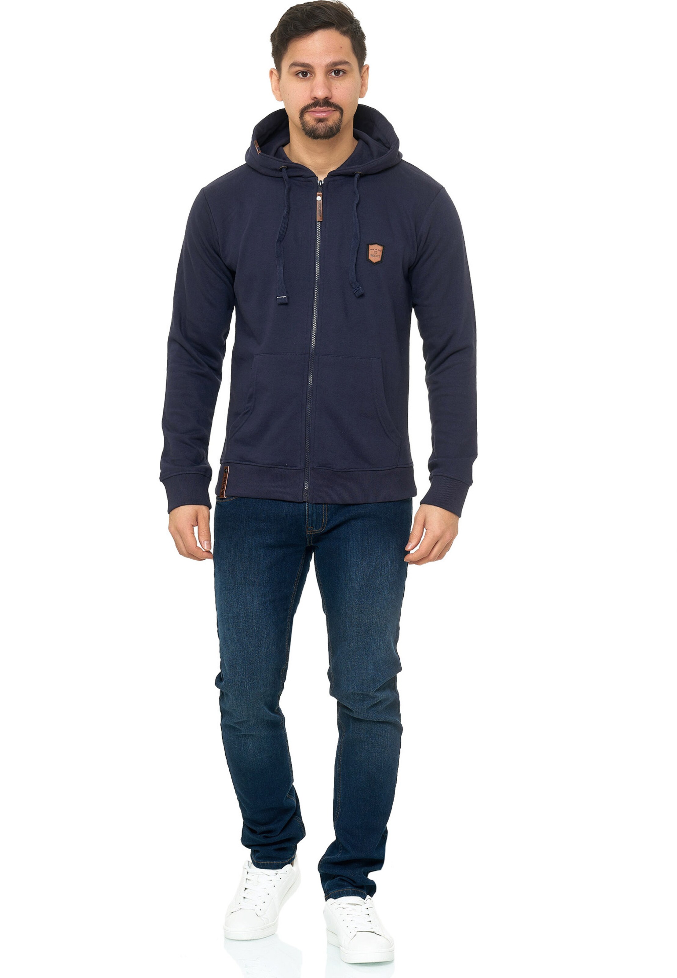 Veste de survêtement 'Braidwood' INDICODE JEANS en bleu