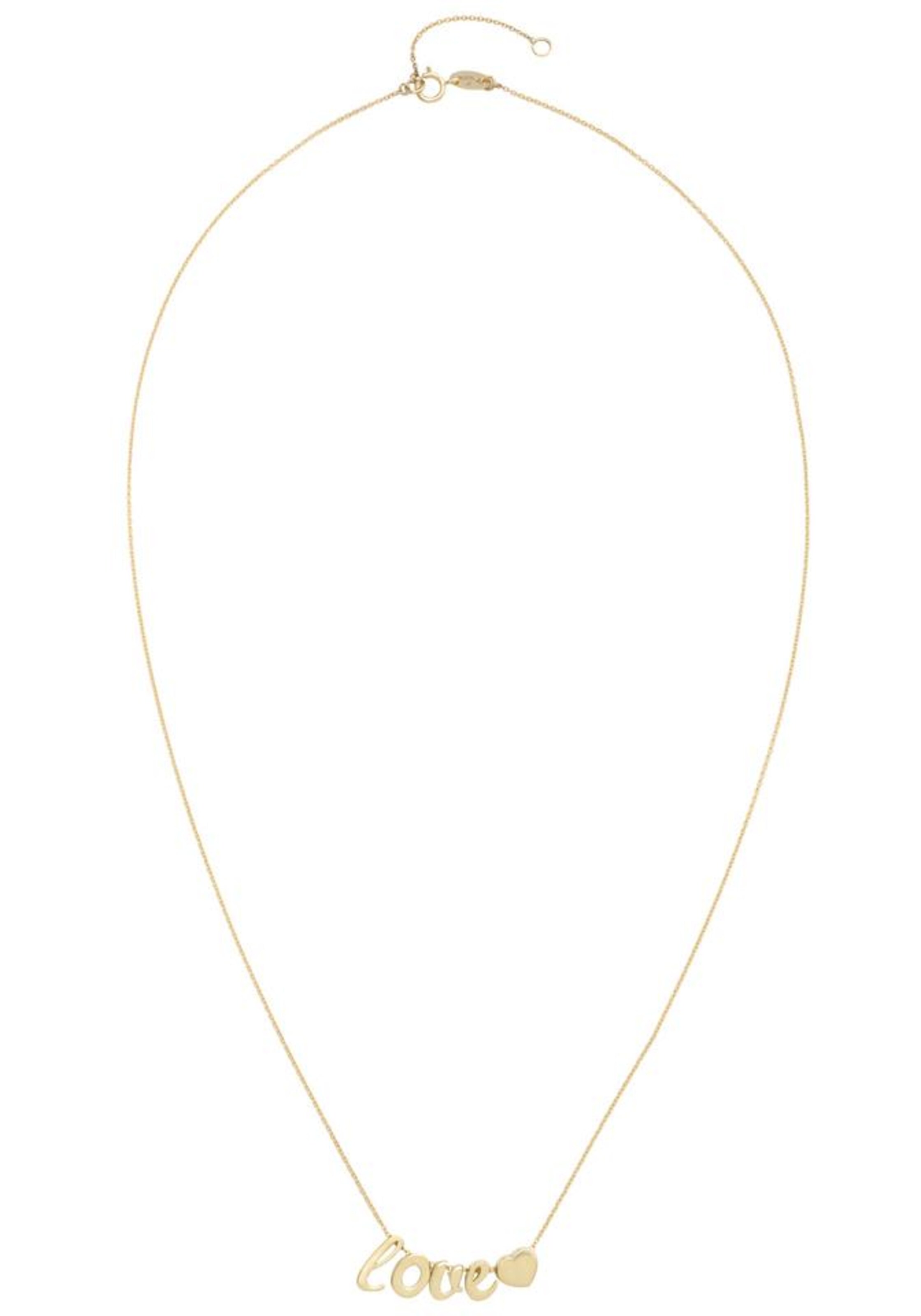 AMOR Necklace 'Love/Herz' in Gold: front