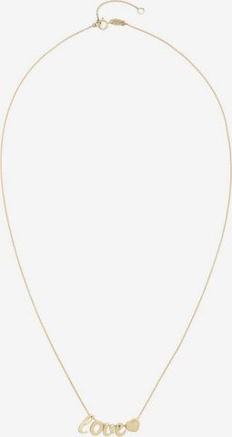 AMOR Necklace 'Love/Herz' in Gold: front