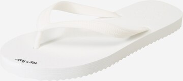 Tongs FLIP*FLOP en blanc : devant