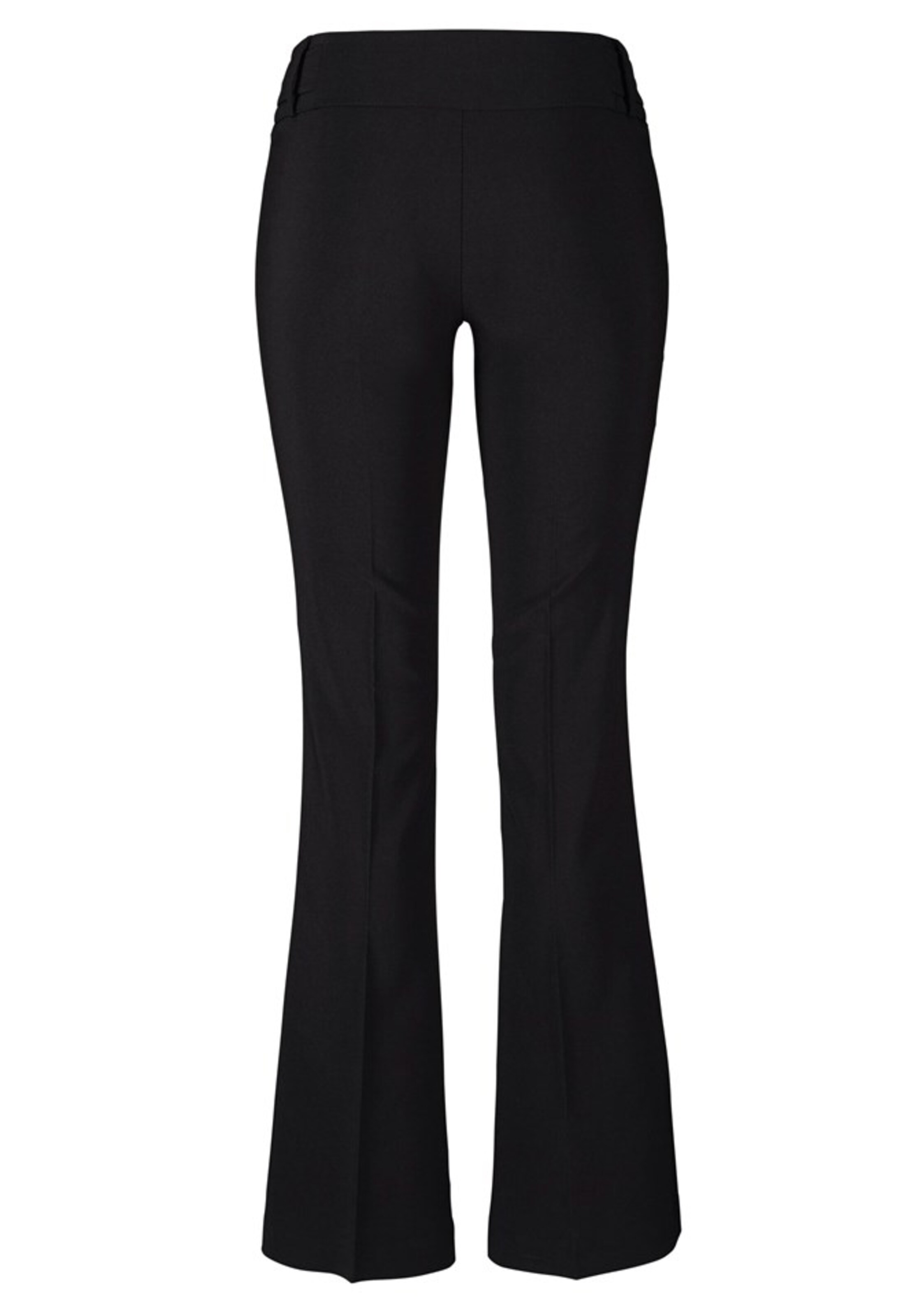 MELROSE Flared Stretch-Hose in Schwarz