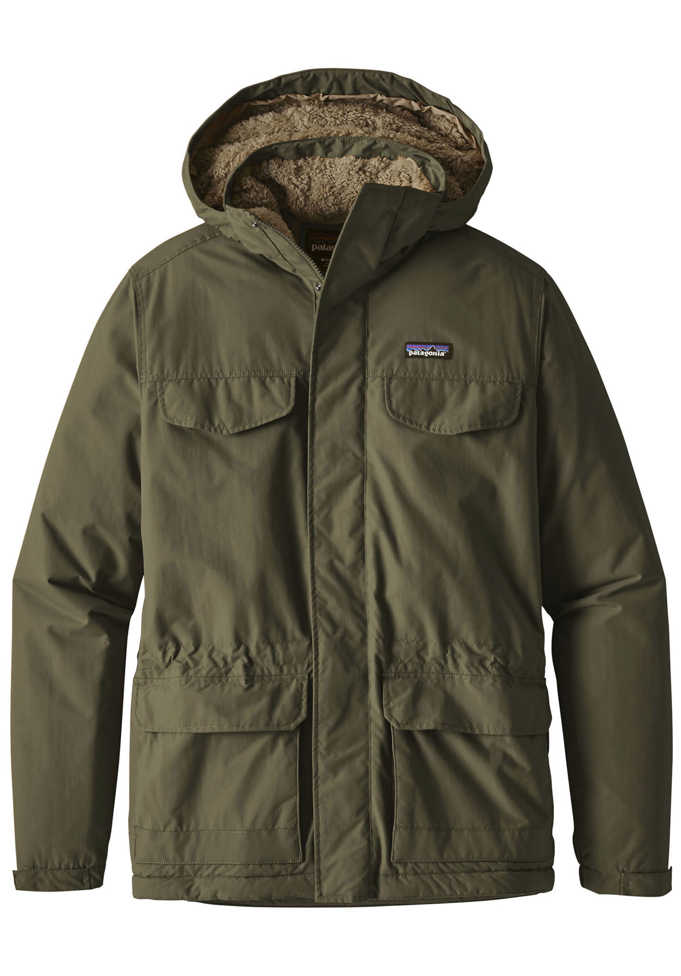 PATAGONIA - Outdoorjas in de kleur Olijfgroen