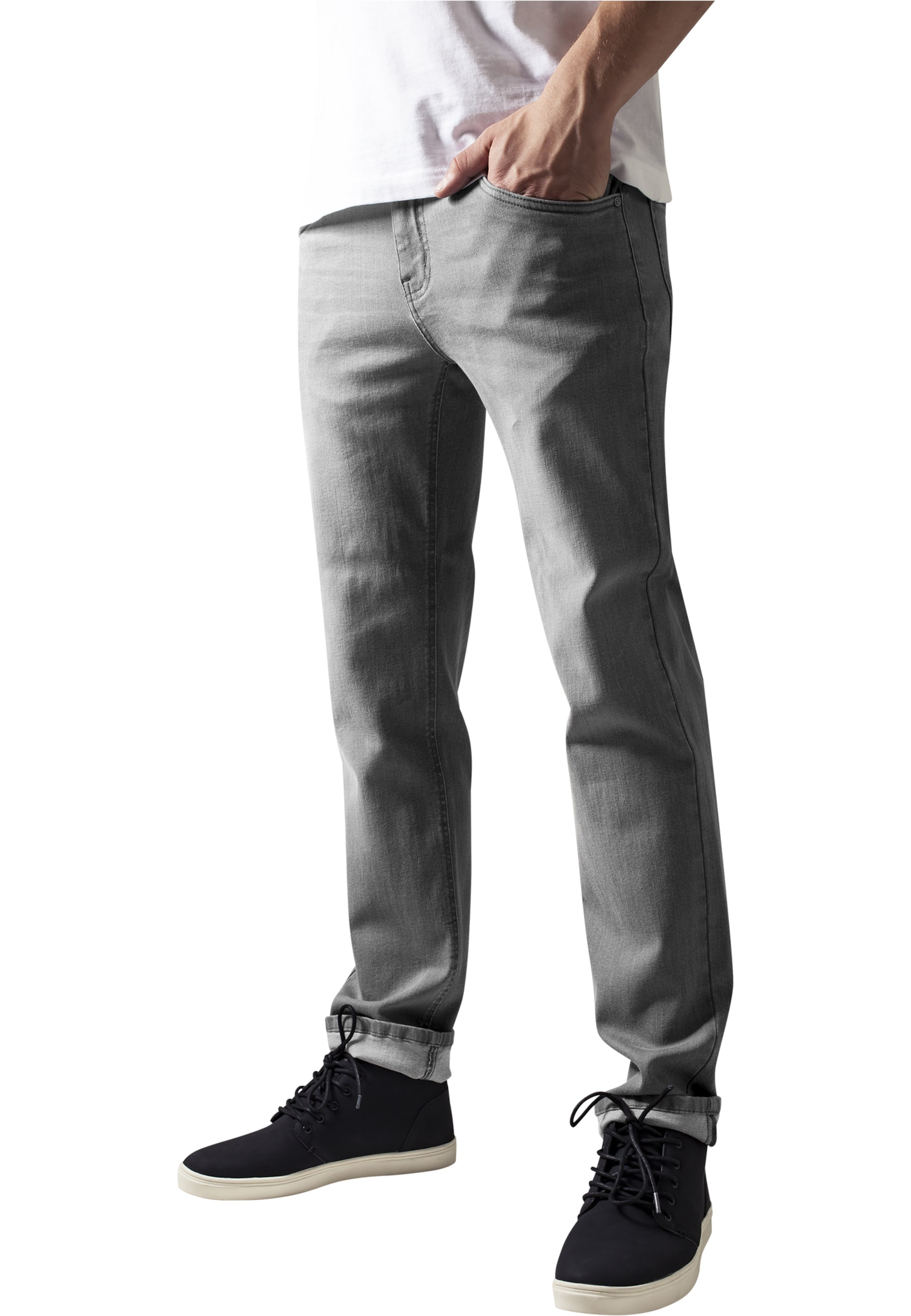 regular Jeans di Urban Classics in grigio: frontale