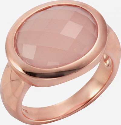Jamelli Ring in rosegold / rosa, Produktansicht
