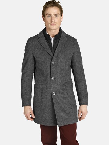 Charles Colby Between-Seasons Coat 'Earl Vaughan' in Grey: front