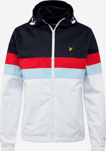 Lyle & Scott Kurtka przejściowa 'Contrast Yoke Jacket' w kolorze niebieski: przód