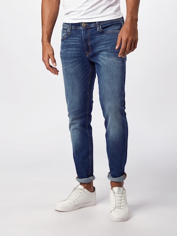 JACK & JONES Slimfit Kavbojke 'Liam' | modra barva: sprednja stran