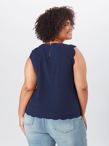 ABOUT YOU Curvy Bluse 'Arvena' in Blau