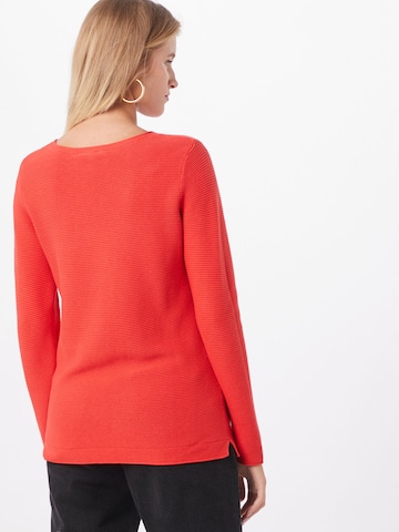 TOM TAILOR Sweater in Red