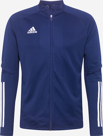 Veste de survêtement 'Condivo 20' ADIDAS SPORTSWEAR en bleu : devant