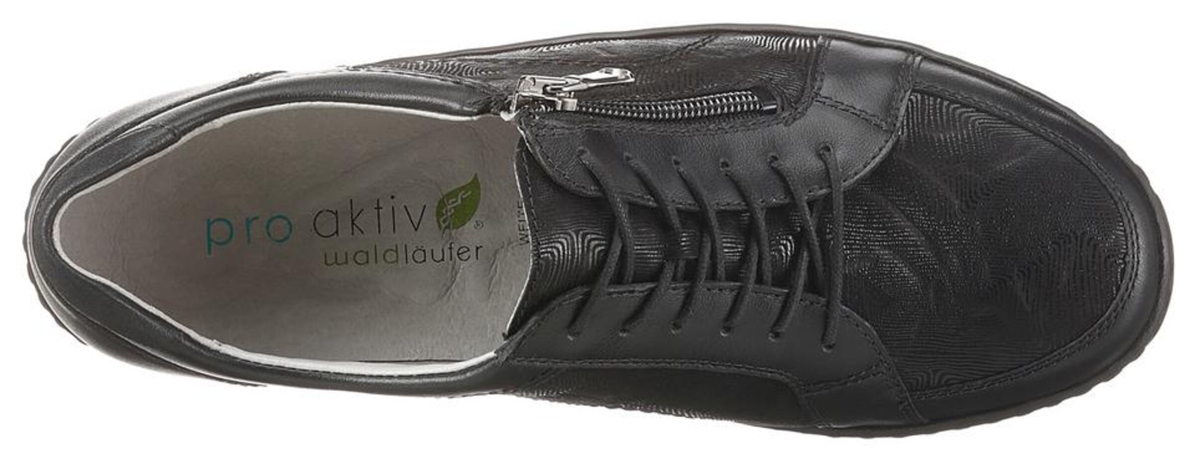 WALDLÄUFER Schnürschuh in Schwarz