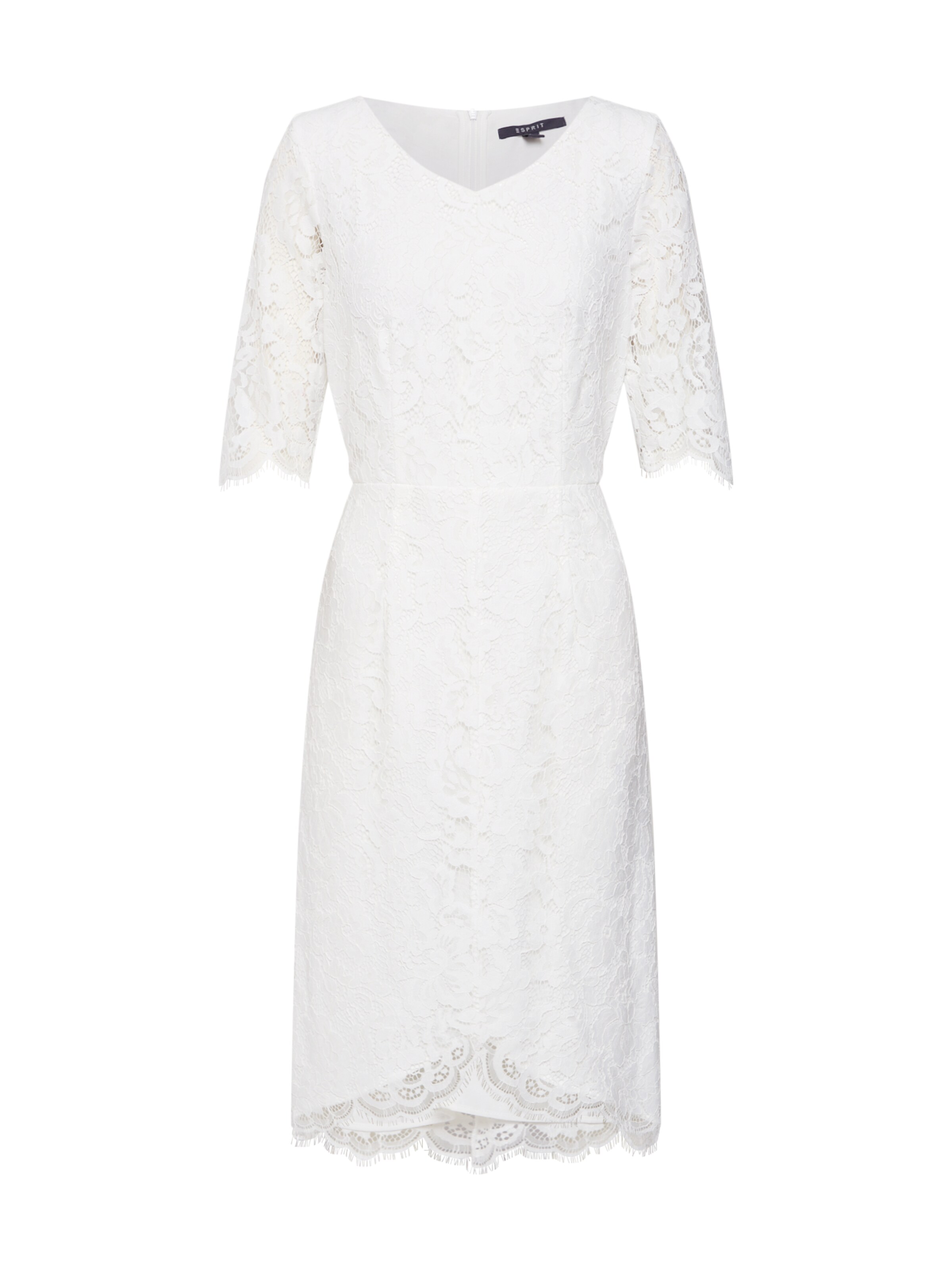 Esprit Collection - Zomerjurk in de kleur Wit