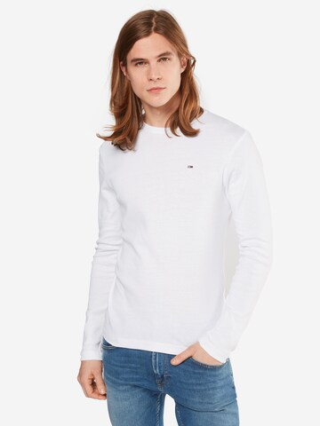 T-Shirt Tommy Jeans en blanc : devant