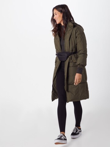 Urban Classics Winter coat in Green