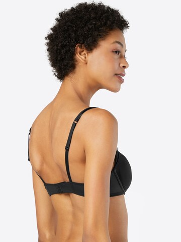 PASSIONATA T-shirt Bra 'Miss Joy' in Black: back