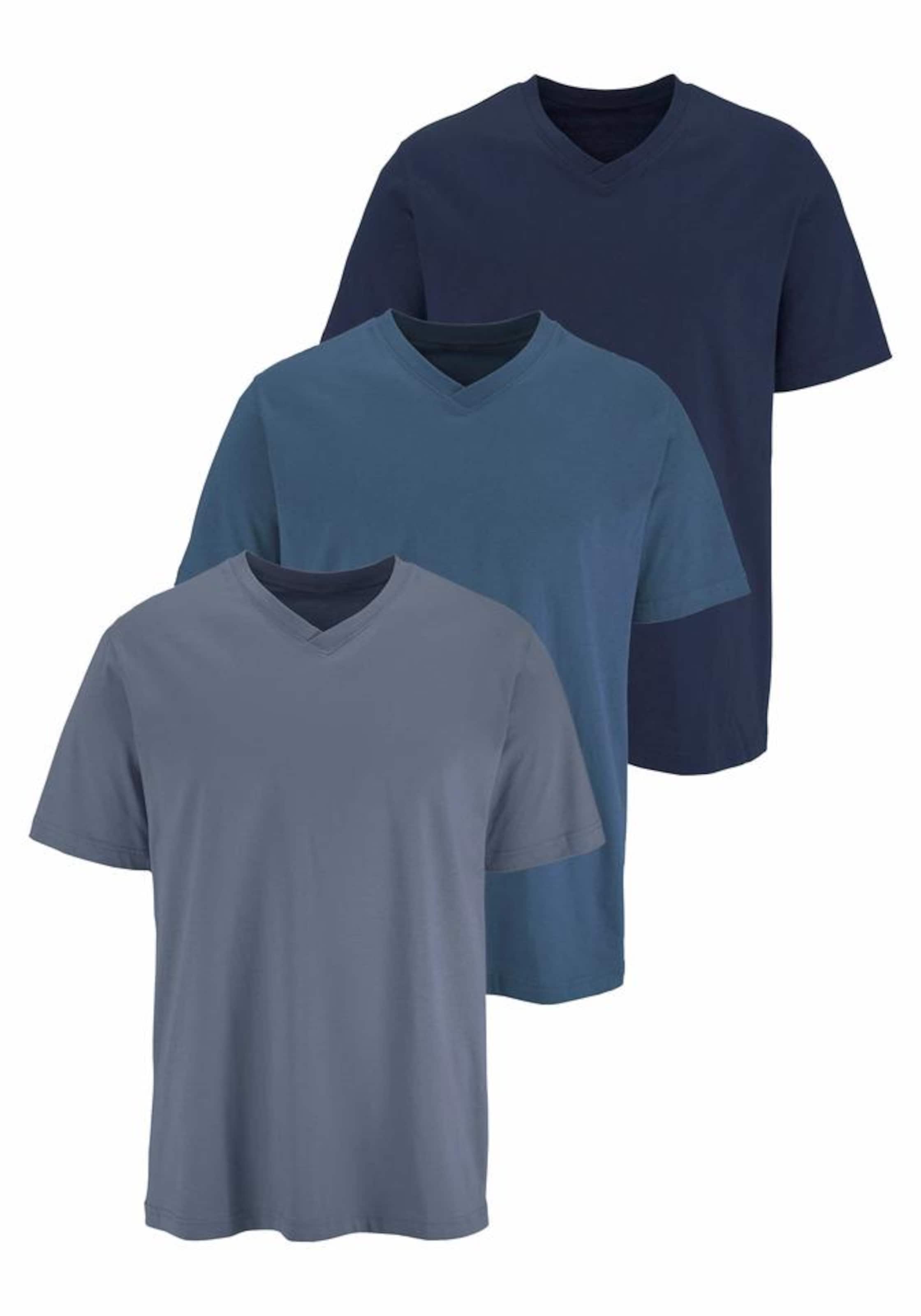 H.I.S EM Shirt in Blue: front