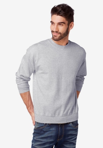 FRUIT OF THE LOOM Sweatshirt in Grey: front