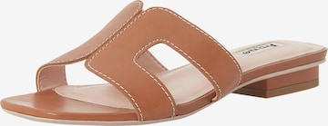 Dune LONDON Mules 'LOUPE' in Brown