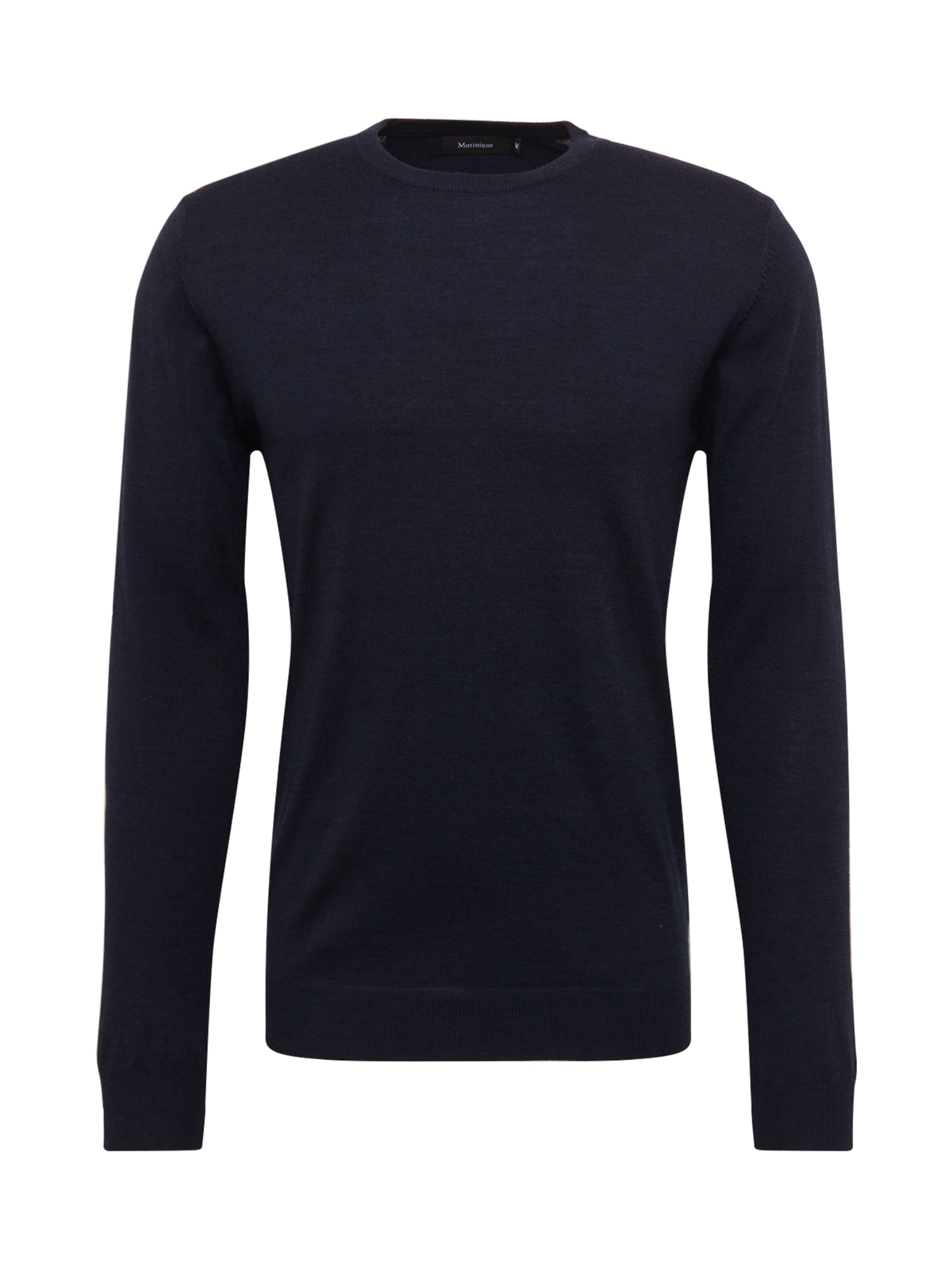 Matinique Klasický střih Svetr 'Margrate' – modrá: přední strana